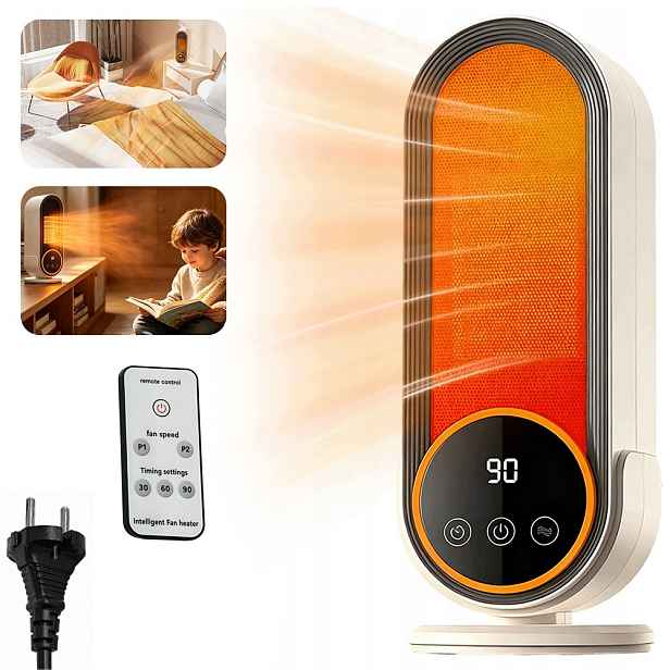Keramický Elektrický Přenosný Teplovzdušný Ventilátor Palinth 1200 W