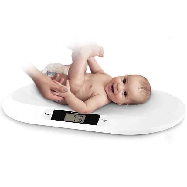 BABY LIFE AG205A Elektronická váha pro kojence, bílá, do 20kg