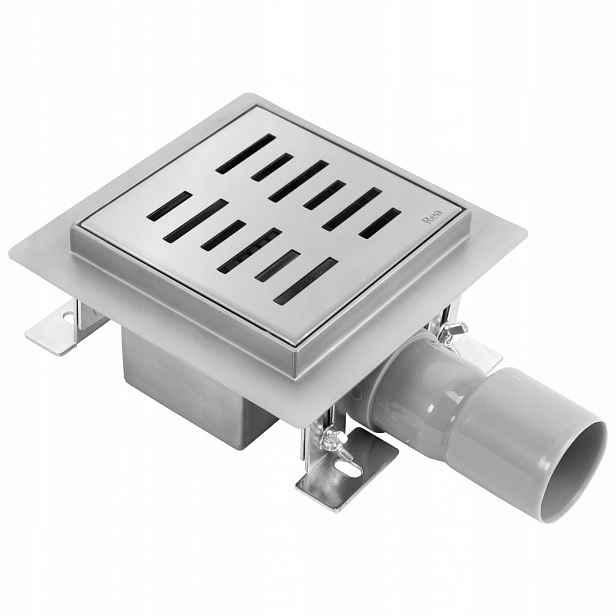 Čtvercový odtok Rea Line ocel 120x120