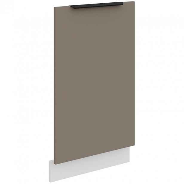Dvířka pro vestavnou myčku LUNARA - 45x72 cm, tmavě béžové / bílé