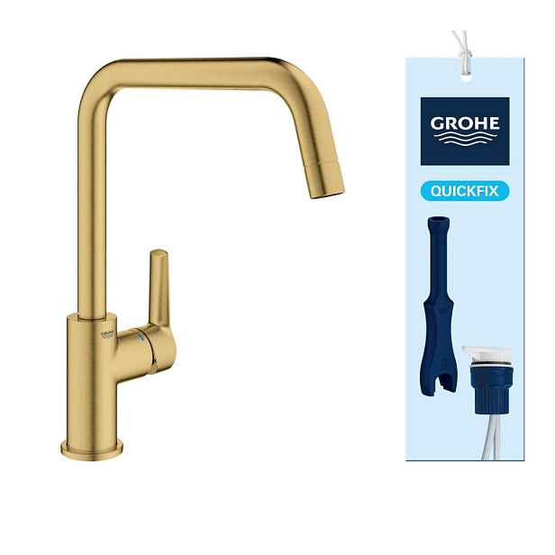 Grohe Start - Dřezová baterie, kartáčovaný Cool Sunrise 30470GN0