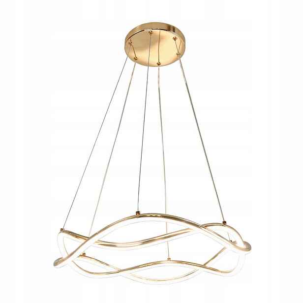 Závěsná lampa Twist Zlatá Led 50 W Light Prestige