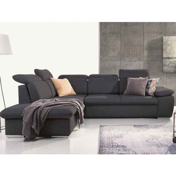 Rohová sedací souprava Aldon OTM-2F, antracitová tkanina