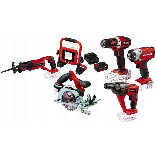 Einhell Sada Elektrického Nářadí 4,0AH 18V Aku Vrtačka Ostatní