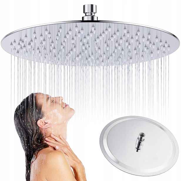 Kulatá Dešťová Sprcha 30 CM Nerezová Ocel Samočistící Moderní Design