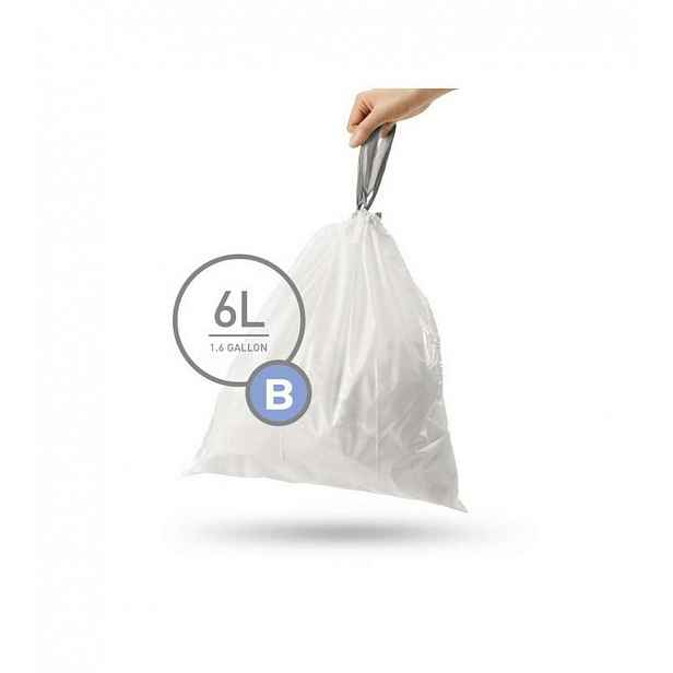 Simplehuman - Sáčky do odpadkového koše 6 l, typ B, 90 ks CW0251