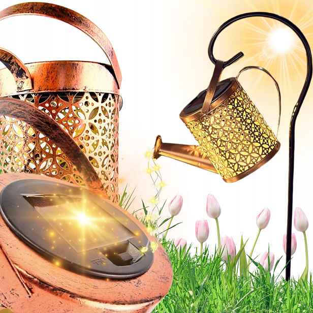 TG71284 Solární Lampa Konev Solární Zahradní Lampa Pro Zahradu Dekorativní