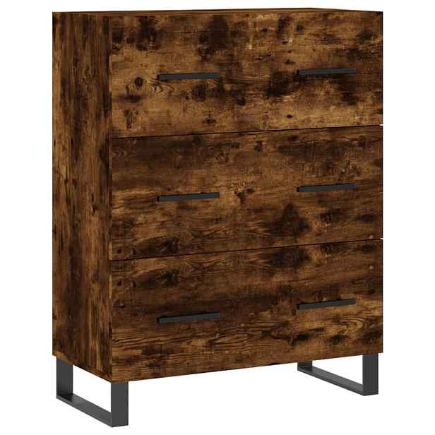 vidaXL Příborník kouřový dub 69,5 x 34 x 90 cm kompozitní dřevo