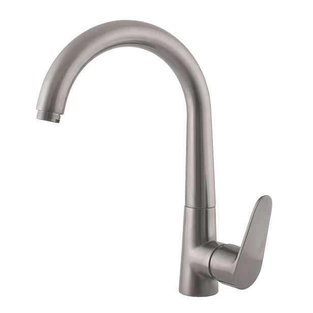 AMUR - Dřezová baterie, Metal Grey - lesklá, AM719.5MGL, RAV Slezák - připojení 1/2"