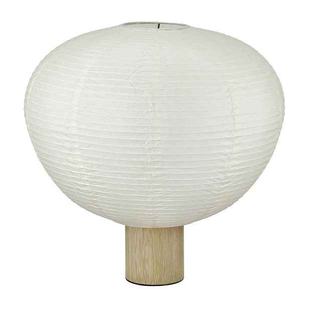 Bílá/v přírodní barvě stolní lampa s papírovým stínidlem (výška 45 cm) Kami – Blomus