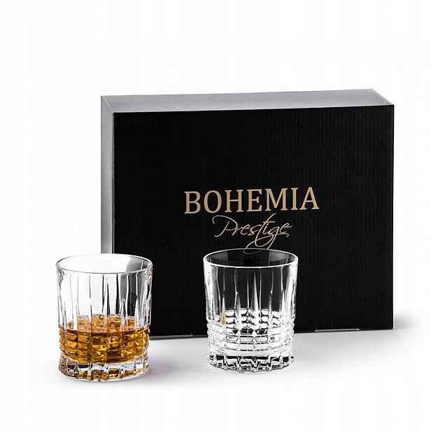Sada 6 křišťálových sklenic na whisky Perfecto Bohemia Prestige
