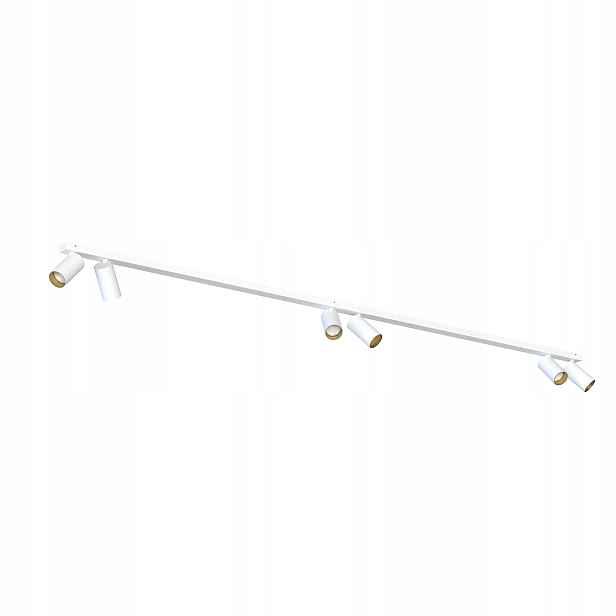 Stropní nástěnná lampa bílá reflektory 6 bodů lišta 200 cm Mono Nowodvorski