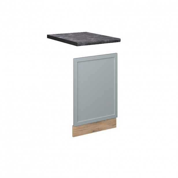 Vicco PŘEDNÍ PANEL Fame-Line Světle modrošedá 45 cm , PD Antracit