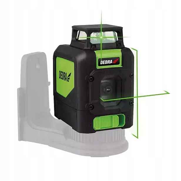 Dedra 360° liniový laser 1D, zelený, dosah 30m, s detektorem 50m, MC0905