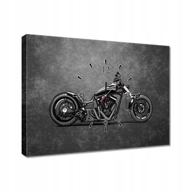 Nástěnné hodiny 60x40 Motor Chopper