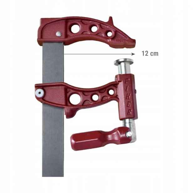 Piher Stolářská svorka s posuvnou pákou Maxipress F-30 cm (rameno 120 mm, lišta 35x8 mm)