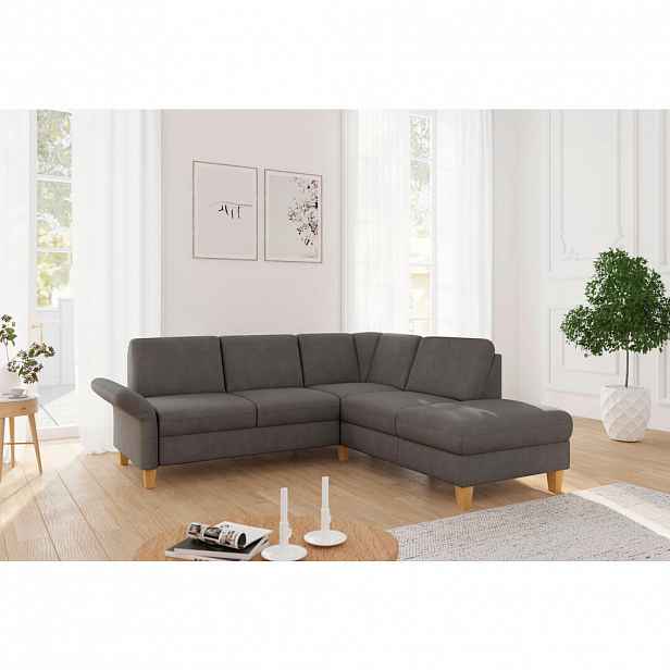 Sit & More ROHOVÁ SEDAČKA, textil, barvy grafitu