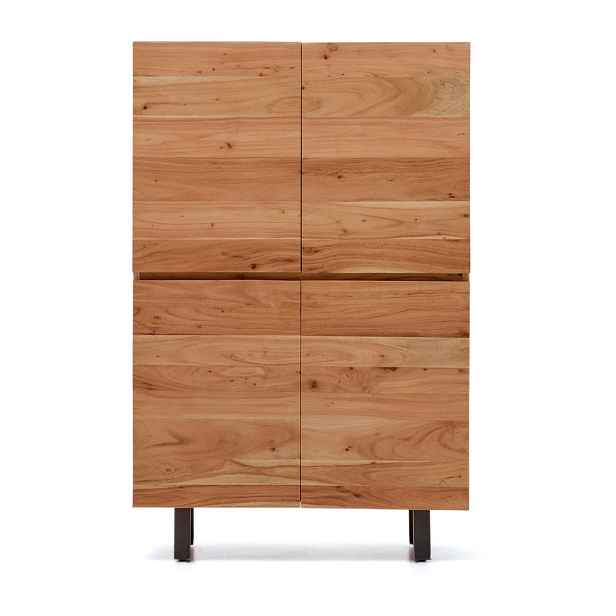 Komoda z masivu akácie v přírodní barvě 100x155x40,5 cm Uxue – Kave Home
