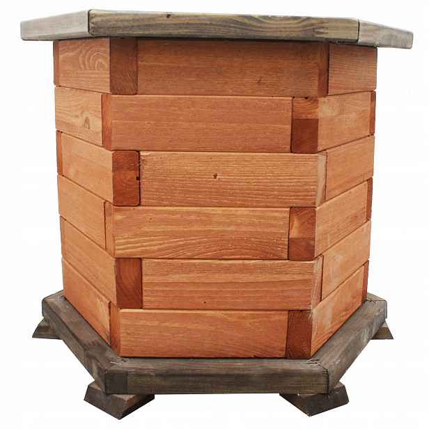 Květináč Dřevo do zahrady 30 cm D11 Polský Výrobce
