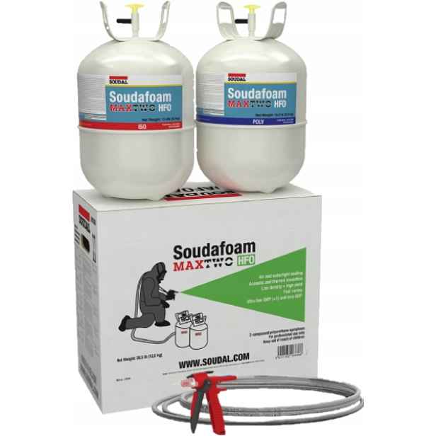Soudal Stříkací Polyuretanová Pěna 0,028 Hydrofobní 430L Maxtwo Max Two