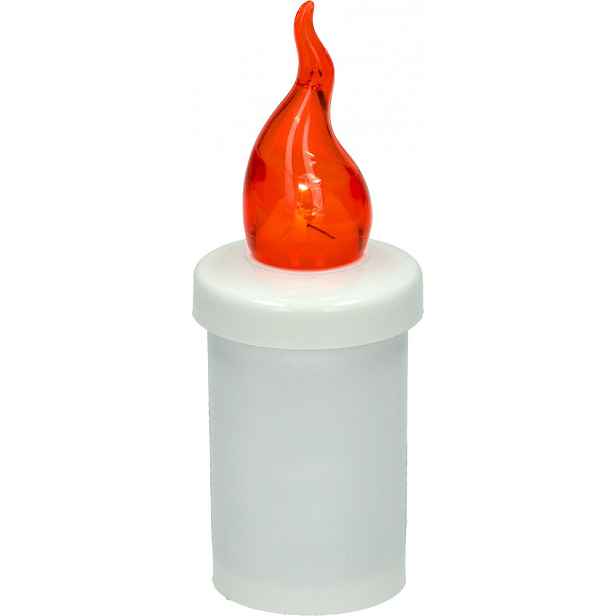 Hřbitovní svíčka LED 2xAA červená