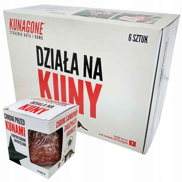 Kunagone účinný odpuzovač kun, sada 6 Ks