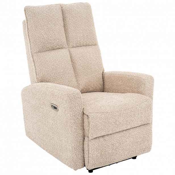Livetastic RELAXAČNÍ KŘESLO, textil, béžová
