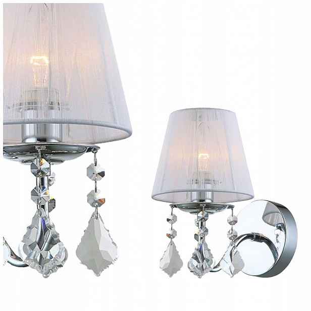 Nástěnná lampa Cornelia Bílá Elegantní Materiál IP20 Ložnice Italux