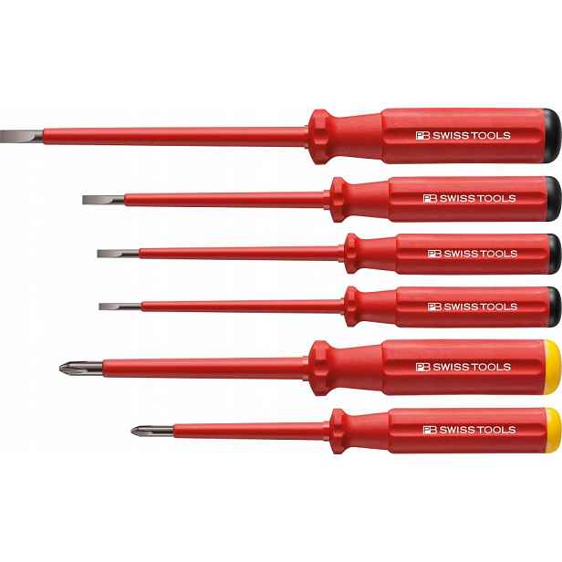 Sada šroubováků Vde 1000V 6 Ks plochých křížových Ph Classic Pb Swiss Tools