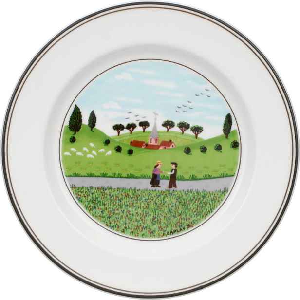 Villeroy & Boch Pečivový talíř Design Naif, Ø 17 cm, Setkání 10-2337-2667