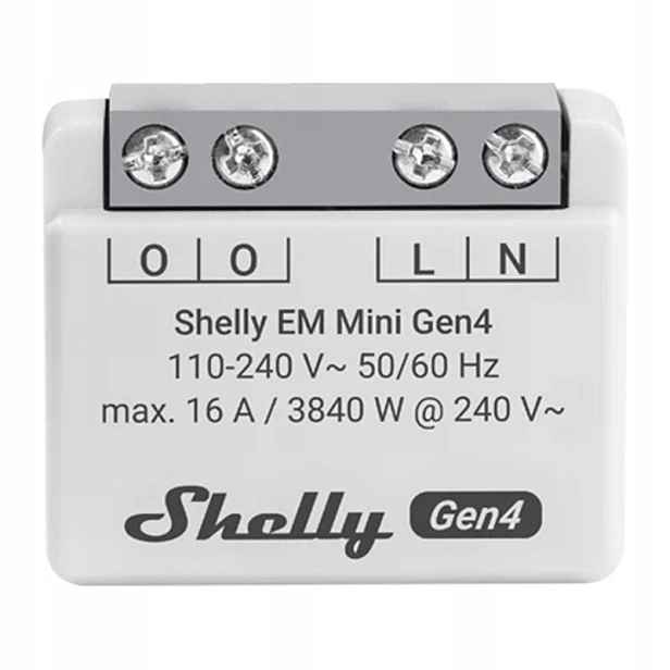 Měřič energie Shelly Em Mini Gen4 WiFi/Matter
