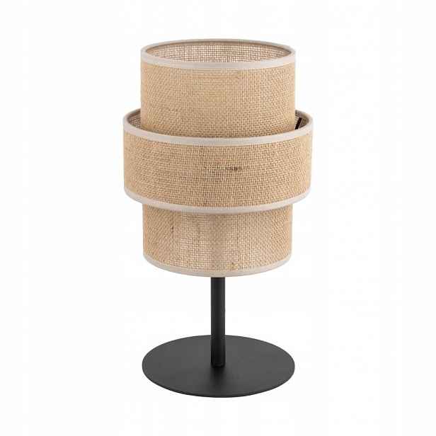 Stolní svítidlo Béžová Kov Juta Moderní E27 Kabinet Calisto Tk Lighting