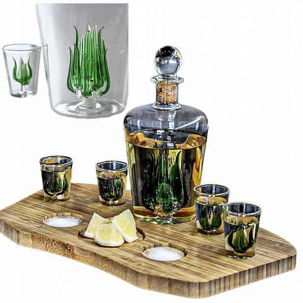 Tequila Dárková Sada Karafka 4x Skleničky dárek pro něj pro tatínka
