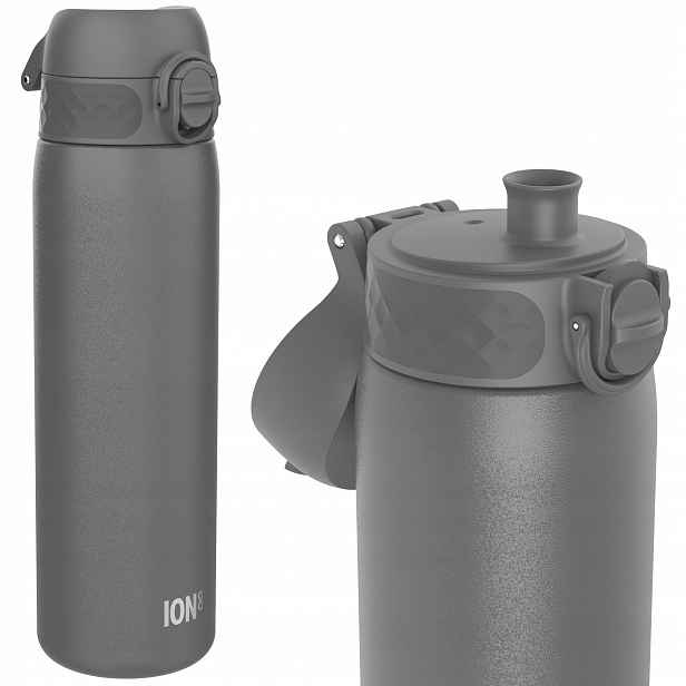 Termos Láhev Na Pití Termiczny Na Herbatę Kawę Szary Męski ION8 0,5 L 500ml