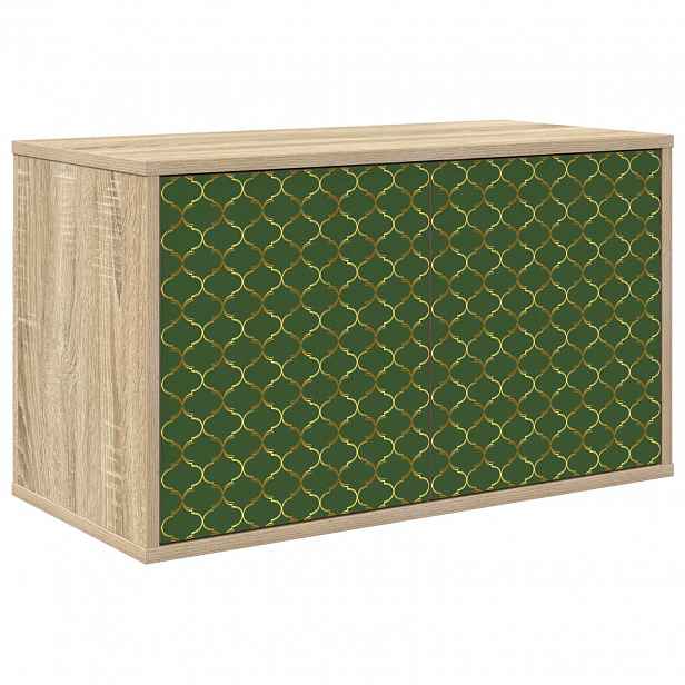 vidaXL Nástěnná TV skříň GELEEN 69 x 33 x 40 cm Dub sonoma