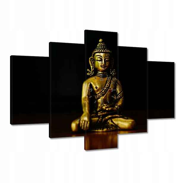 Hodiny 150x105 Zlatý Buddha Zlato