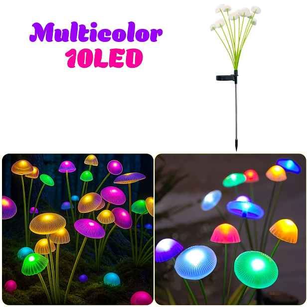 TEMU Solární zahradní světla 10/8/6 LED, houpací solární světla na dvůr ve tvaru světlušky, venkovní dekorativní světla ve tvaru světlušky,