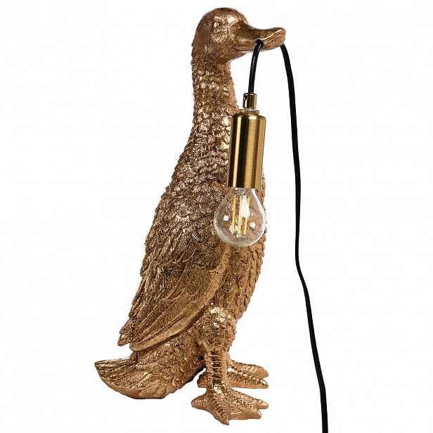 Beliani STOLNÍ LAMPA Zlatá Anatis