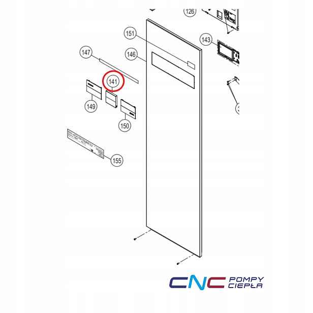 Panasonic ACXA75C26382 ACXA75C26381 ACXA75C26380 Ovladač Aquarea Gen. M
