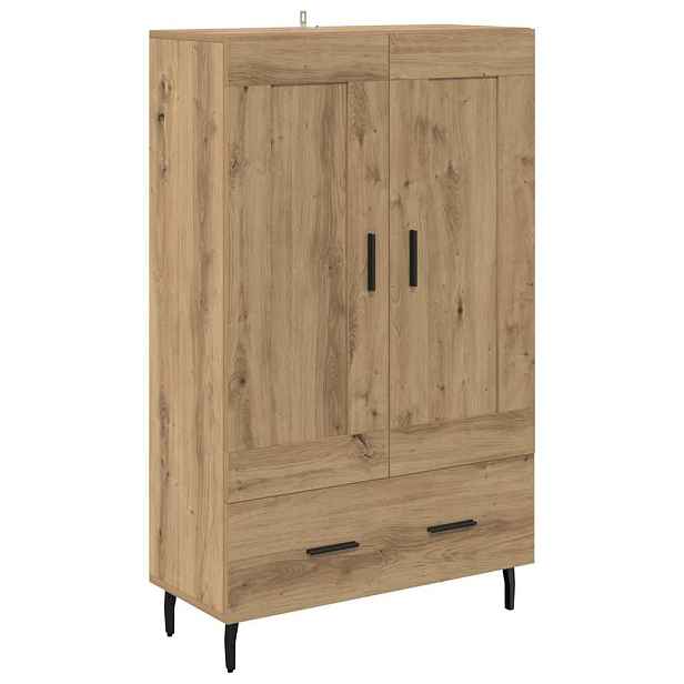 vidaXL Vysoký bufet Artisanový dub 69,5 x 31 x 115 cm Kompozitní dřevo
