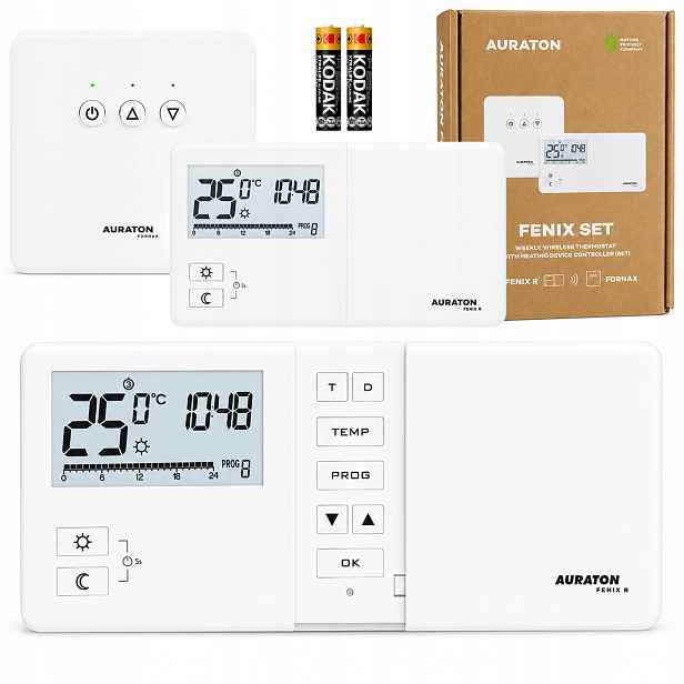 Bezdrátový Regulátor Auraton Fenix Set Programovatelný Ovládač Pro Kotel