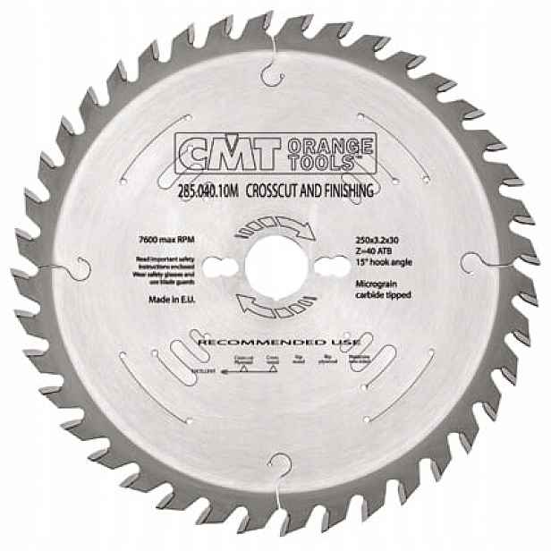 Cmt Řezací kotouč na dřevo 285.040.10R 250x35 mm
