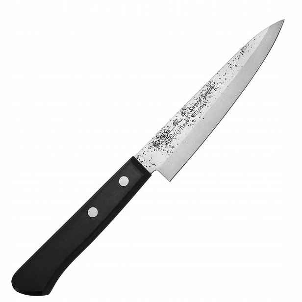 Satake nůž Nashiji Black Pakka Japonský Nůž Univerzální 56 Hrc 12 cm