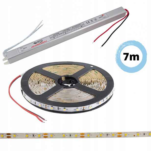 Set 7 m Led páska Premium bílá studená 12V
