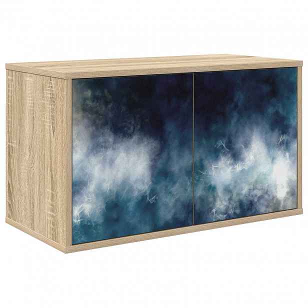 vidaXL Nástěnná TV skříň RAALTE 69 x 33 x 40 cm Dub sonoma