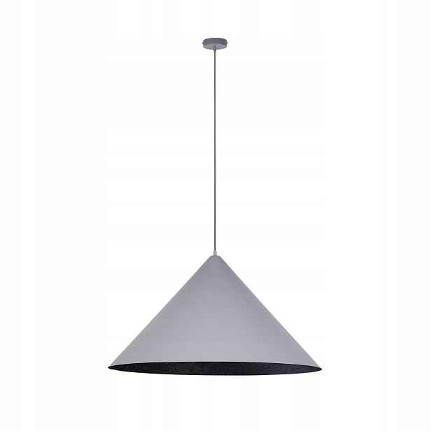 Závěsná lampa Šedá Moderní minerální kompozit 70 cm E27 Sigma Lighting
