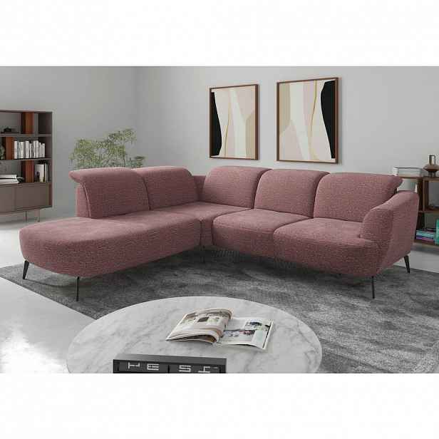 Sit & More ROHOVÁ SEDAČKA, textil, lilková