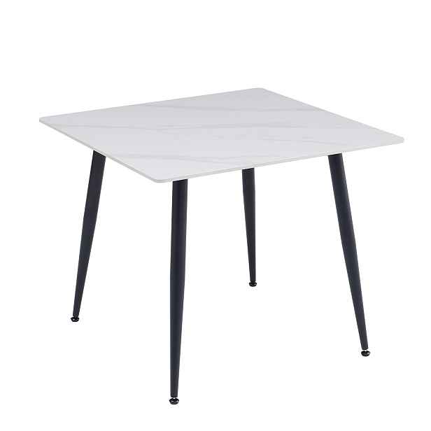 Jídelní stůl ADRIA 70x70 bílý mramor