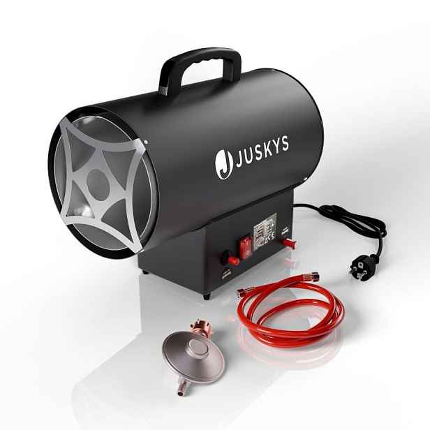 Juskys 106971 plynové topidlo kov černá 15 kW