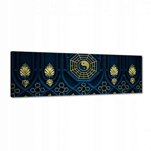 Obrazy 150x50 Abstrakce Zlatá harmonie